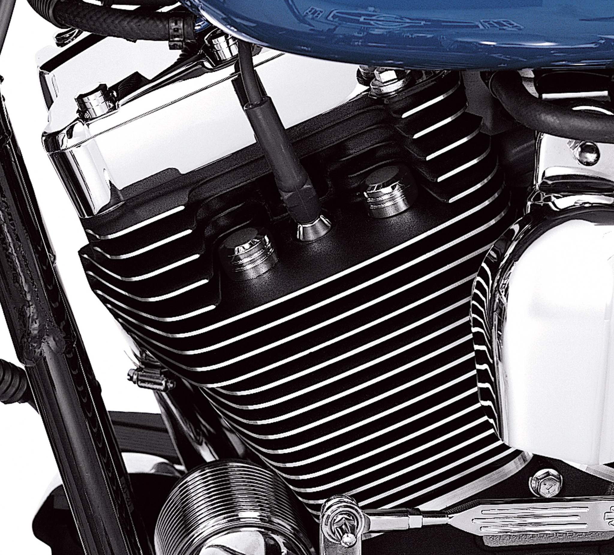 Chrome Spark Plug Head Bolt Cover Set for Sportster 1986-2003 Harley Davidson